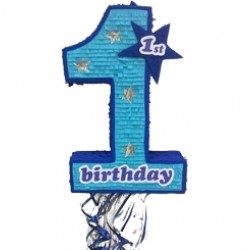 1 Yaş Mavi Pinyata