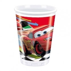 10 Adet 180/200cc Cars 2 Plastik Bardak