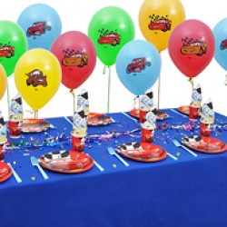 10 Kişilik Cars Red Ekonomik Set