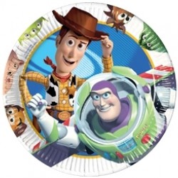 10 Adet 23 Cm. Toy Story 3 Kağıt Tabak