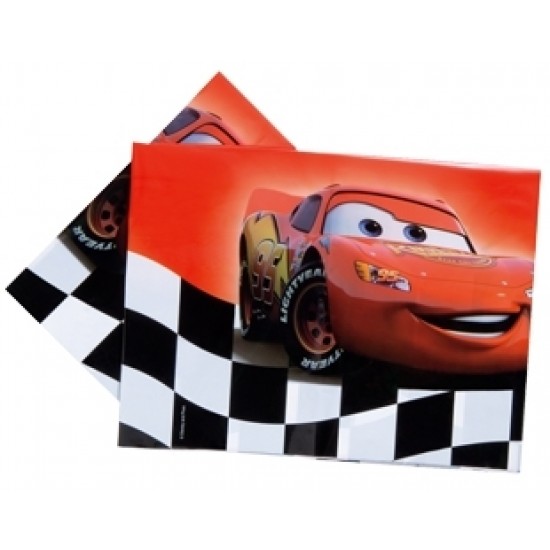 120X180 Santim Cars Red Masa Örtüsü
