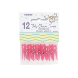 12 Adet Baby Pink Favors Mandal