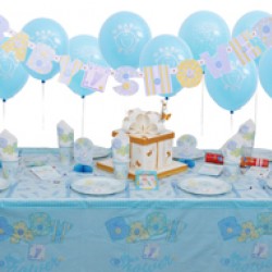 16 Kişilik Baby Shower Blue Süper Set