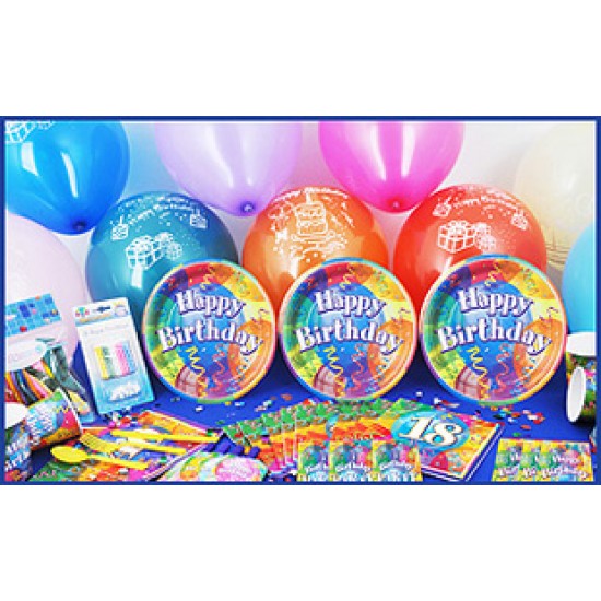 16 Kişilik Brilliant Birthday 18 Yaş Süper Set