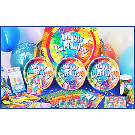 16 Kişilik Brilliant Birthday 30 Yaş Lüks Set