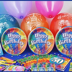 16 Kişilik 50 Yaş Brilliant Birthday Lüks Set