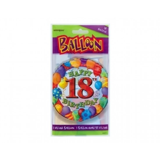 18 inç 18 Yaş Birthday Folyo Balon