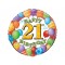 18 inç 21 Yaş Birthday Folyo Balon