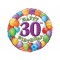 18 inç 30 Yaş Birthday Folyo Balon