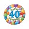 18 inç 40 Yaş Birthday Folyo Balon