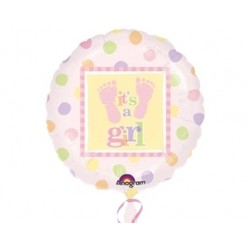 18 inç Babysteps Girl Folyo Balon