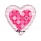 18 inç I Love Messages in Pink Dot (Ses Kayıt Edilebilen) Folyo Balon