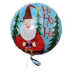 18 inç Noel Baba Paketli Folyo Balon