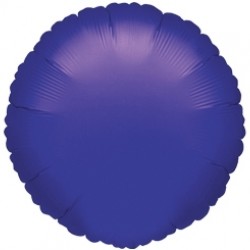 19 inç Violet Renk Düz Yuvarlak Folyo Balon