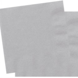 20 Adet 33X33 Santim Silver Peçete