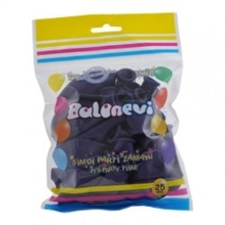 25li 12 inç Violet Baskı Balon