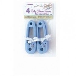 2 Adet Baby Blue Ribbon Fovors