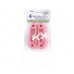 2 Adet Baby Pink Ribbon Fovors