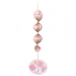 4 Adet Baby Pink Stitching Asmalı Süs