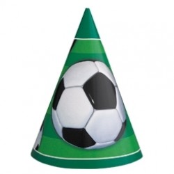 8 Adet 3D Soccer Külah Şapka