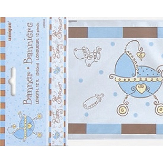 Baby Blue Joy Banner