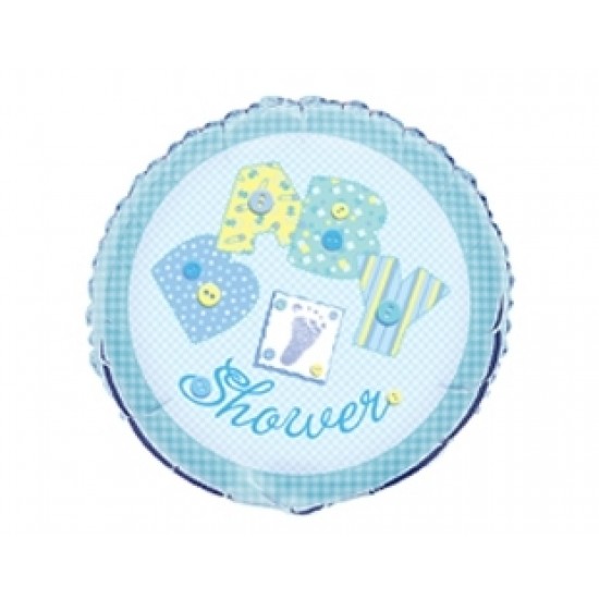 Baby Blue Stitching Folyo Balon