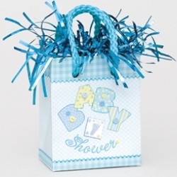 Baby Blue Stitching Mini Çantalı Balon Ağırlığı