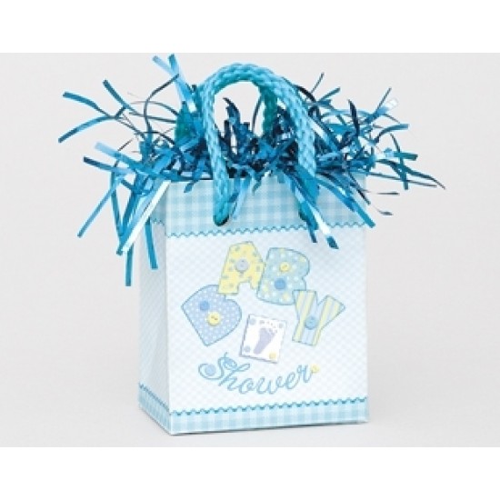 Baby Blue Stitching Mini Çantalı Balon Ağırlığı