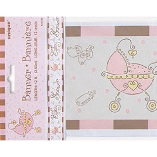 Baby Pink Joy Banner