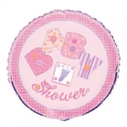 Baby Pink Stitching Folyo Balon