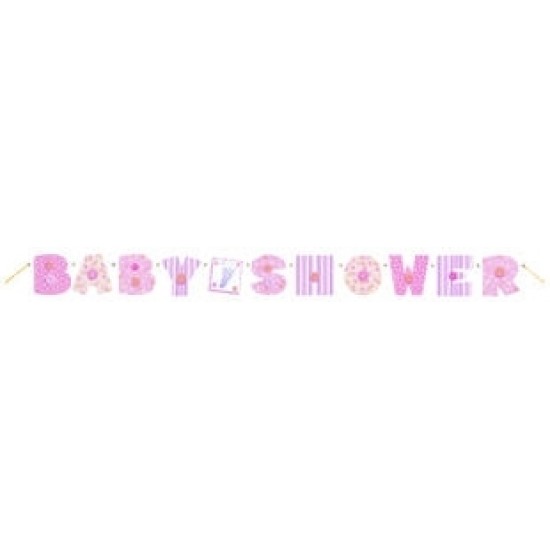 Baby Pink Stitching Kapı Banner