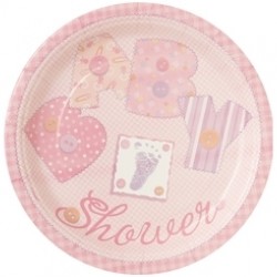 Baby Pink Stitching Tabak 23 cm'lik 8 tane