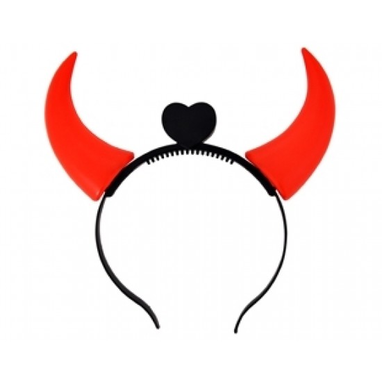 Boynuzlu Işıklı Plastik Taç 9