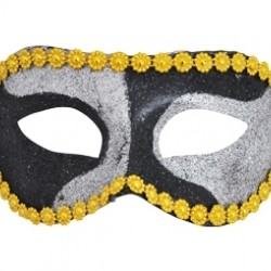 Karışık Kontür Süslemeli Maske