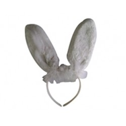 Karışık Renkli Işıklı Tavşan Kulaklığı Taç