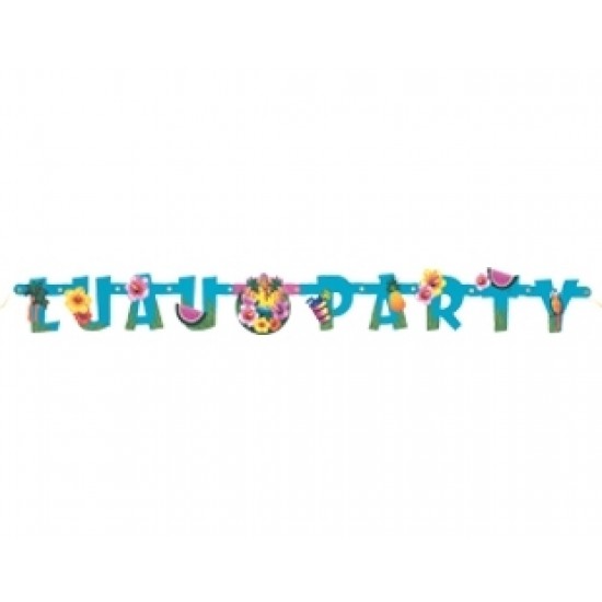 Luau Party Banner