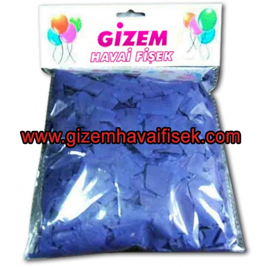 Mavi Renkli Konfeti Kağıdı