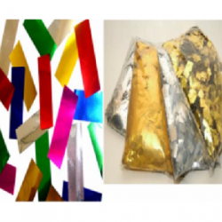 Metalize Renk Konfeti Kağıdı