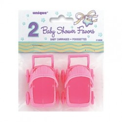Pembe Favors Bebek Arabası