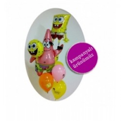 Sünger Bob Uçan Balon Demeti 1