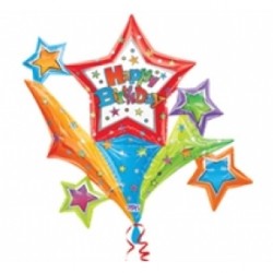 Supershape Birthday Cheer Connext Folyo Balon