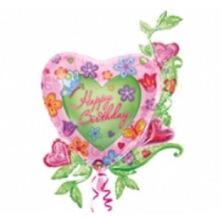 Supershape Garden Birthday Folyo Balon