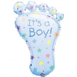 Supershape Its a Boy Foot Folyo Balon