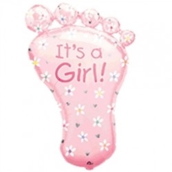 Supershape Its a Girl Foot Folyo Balon