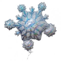 Supershape Prismatic Kar Tanesi Folyo Balon