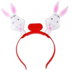 Tavşan Kulaklı Plastik Işıklı Taç 12