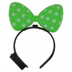 Yeşil Papyon Işıklı Karışık Taç